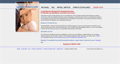 Desktop Screenshot of nannyverify.com